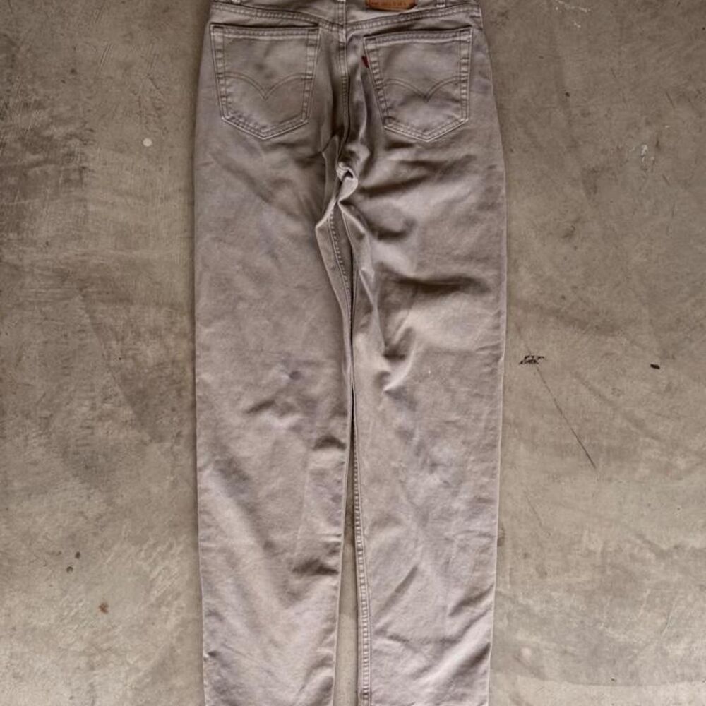 Levi-s Men's Cream and Tan Jeans